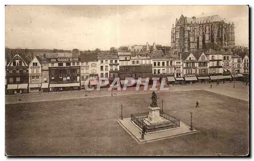 Cartes postales La Place Beauvais