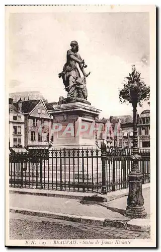 Cartes postales Beauvais Statue de Jeanne Hachette