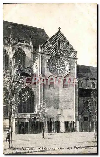 Cartes postales Beauvais St Etienne Le transept Nord