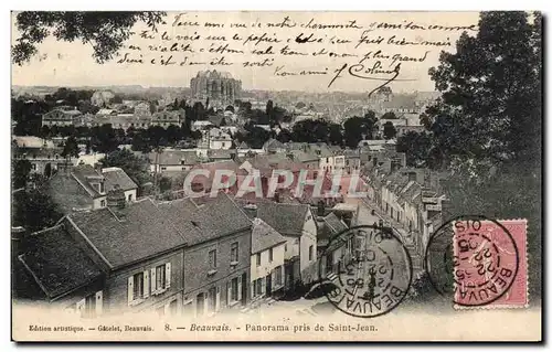 Ansichtskarte AK Beauvais Panorama prise de Saint Jean