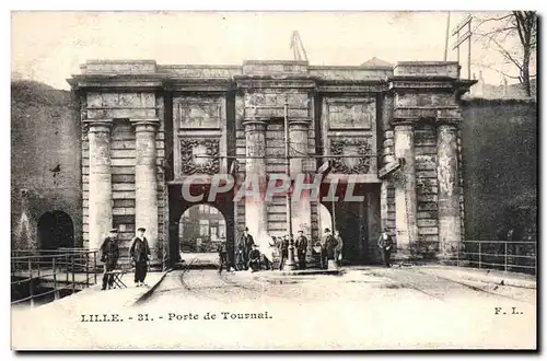 Ansichtskarte AK Lille Porte de Tournai