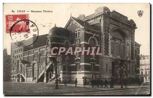 Cartes postales Lille Nouveau theatre