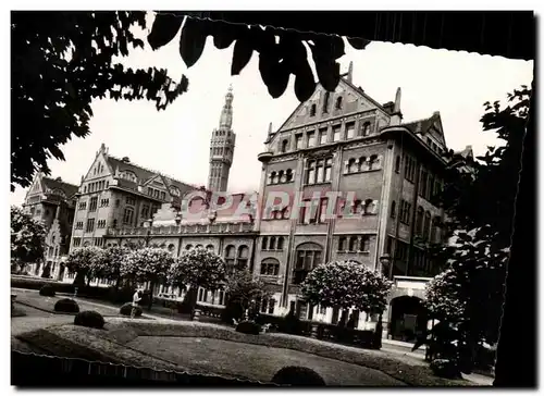 Cartes postales Lille Nord L Hotel de Ville et le Square du Reduie