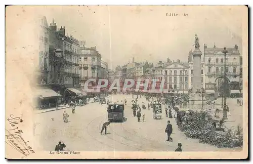 Cartes postales Lille Le La Grand Place