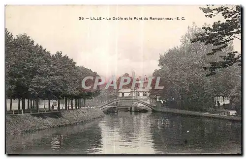 Ansichtskarte AK Lille La deule et le Pont du Ramponneau