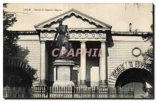 Cartes postales Lille Statue du General Negrier