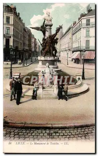 Cartes postales Lille Le Monument de Testelin Enfants