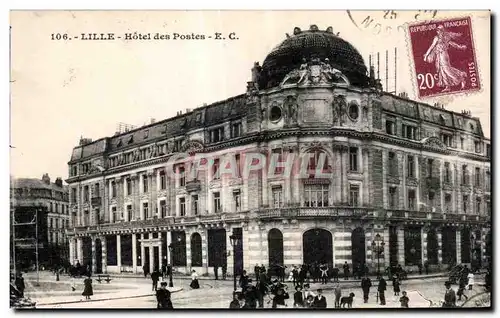 Cartes postales Lille Hotel des Postes