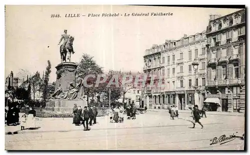 Cartes postales Lille Palace Riechebe Le General Faidherbe