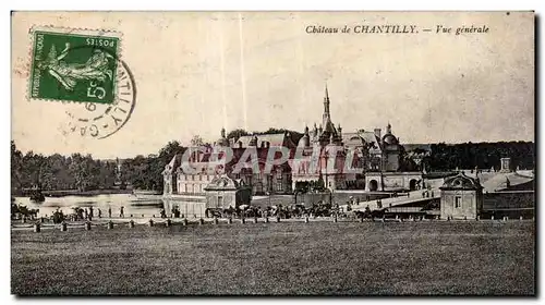 Ansichtskarte AK Chateau de Chantilly Vue generale