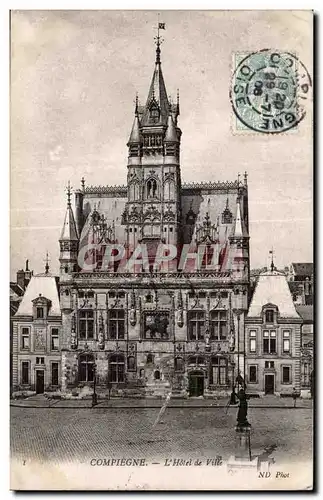 Cartes postales Compiegne L Hotel de Ville