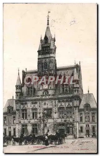 Cartes postales Compiegne L Hotel de Ville