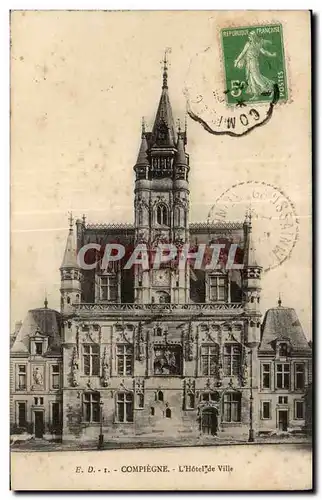 Cartes postales Compiegne L Hotel de Ville