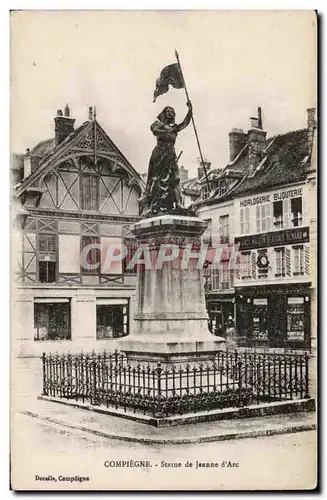 Cartes postales Compiegne Statue De Jeanne d Arc