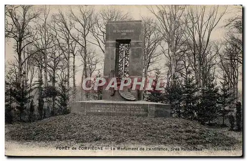 Cartes postales Compiegne Foret de Compiegne le Monument de l Armistice pres Rethondes Eagle Aigle