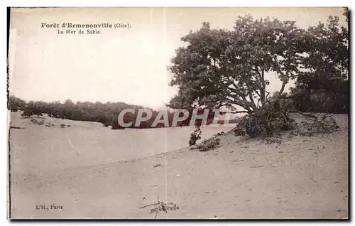 Cartes postales Ermenonville (Oise) La Mer de Sable