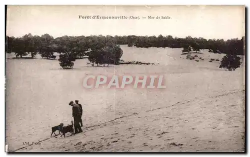 Ansichtskarte AK Foret d Ermenonville (Oise) La Mer de Sable