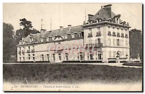 Cartes postales Rethondes Chateau de Sainte Claire