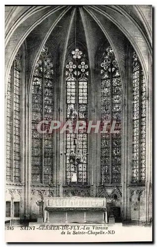 Cartes postales Saint Germer (Oise) Eglise abbatiale (bas cote)