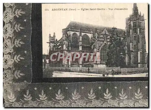 Cartes postales Argentan (orne) Eglise Saint Martin Vue d ensemble