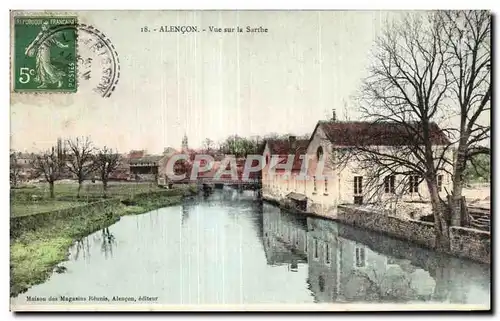 Cartes postales Alencon Vue sur la Sarthe