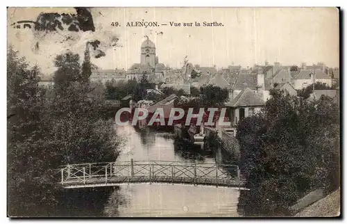 Cartes postales Alencon Vue sur la Sarthe