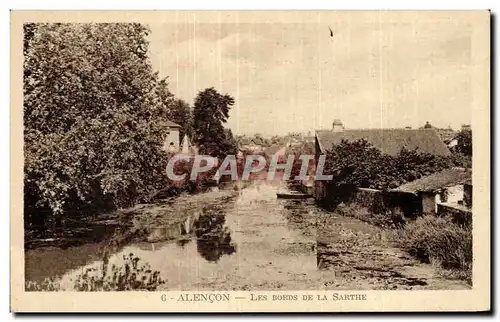 Cartes postales Alencon Les Bords De La Sarthe