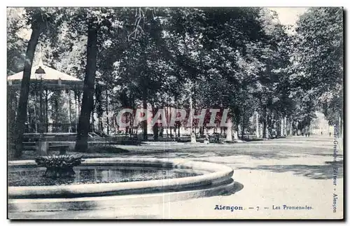 Cartes postales Alencon Les Promenades