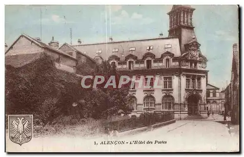 Ansichtskarte AK Alencon L Hotel des Postes