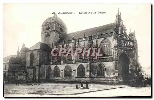 Ansichtskarte AK Alencon Eglise Notre Dame