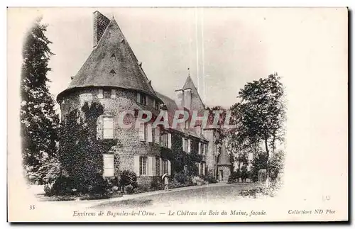 Ansichtskarte AK Bagnoles De L Orne Le Chateau Du Bois du Maine Facade