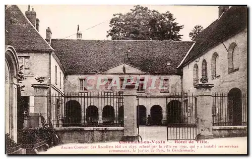 Ansichtskarte AK Chaumont En Vexin Hotel de Ville