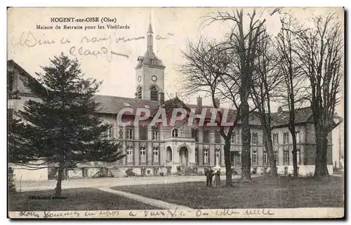 Cartes postales Noget Sur Oise (Oise) Maison de Retraite Pour les Vieillards