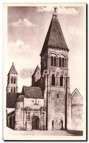 Cartes postales Morienval (Oise) Fagade de l Eglise Ancienne Eglise