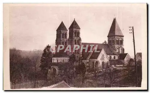 Ansichtskarte AK Morienval (Oise) L Eglise Cote Nprd Aucienne Eglise Abbatiale des Benedictines