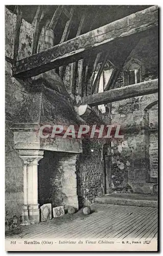 Ansichtskarte AK Senlis (Oise) Interieur du Vieux Chateau