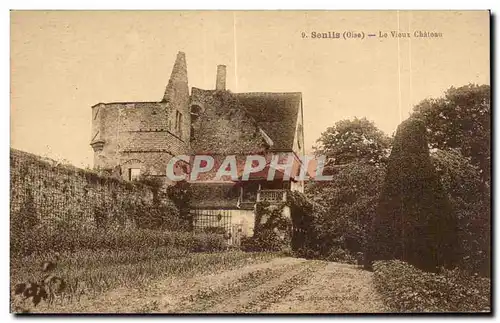 Ansichtskarte AK Senlis (Oise) Le Vieux Chateau