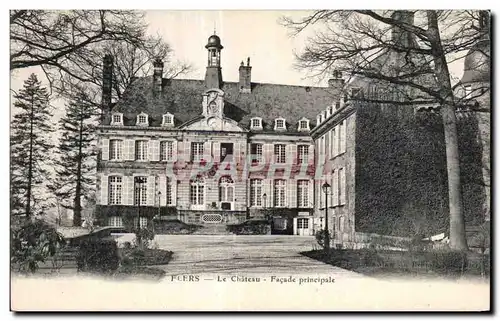 Cartes postales Flers Le Chateau Facade principale