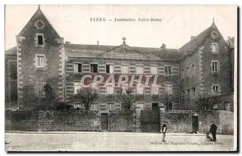 Cartes postales Flers Institution Notre Dame