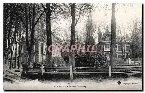 Cartes postales Flers Le Square Delaunay