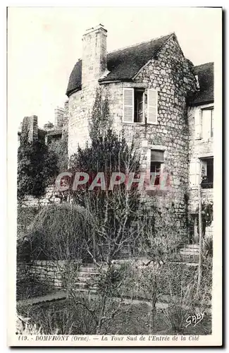 Cartes postales Domfront (Orne) La Tour sud de L Entree de la Cite