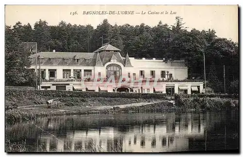 Cartes postales Bagnoles De L orne Le Casino et le Lac