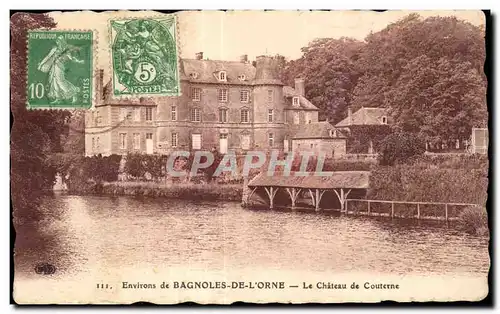 Cartes postales Environs de Bagnoles De L orne Le Chateau de Couterne