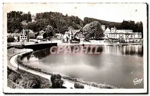 Cartes postales Bagnoles De L orne (Orne) Casino du Lac et Route de Tesse