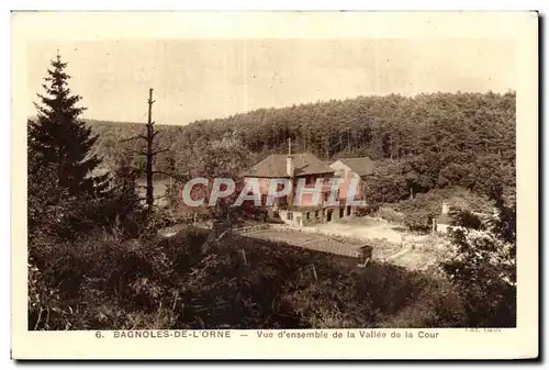 Ansichtskarte AK Bagnoles De L orne Vue d Ensemble de la Vallee de la Cour