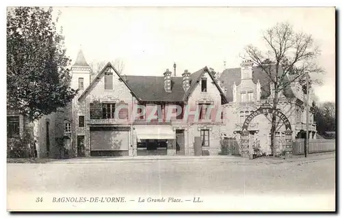 Cartes postales Bagnoles De L Orne La Grand Place LL