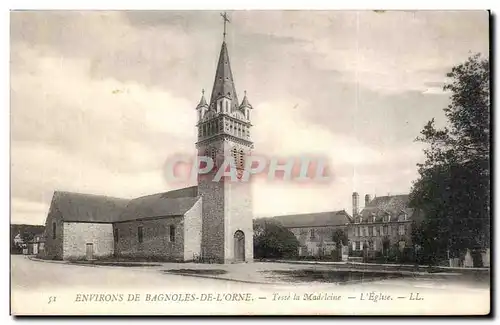 Cartes postales Environs De Bagnoles De L Orne Tesse la Madeleine L Eglise LL