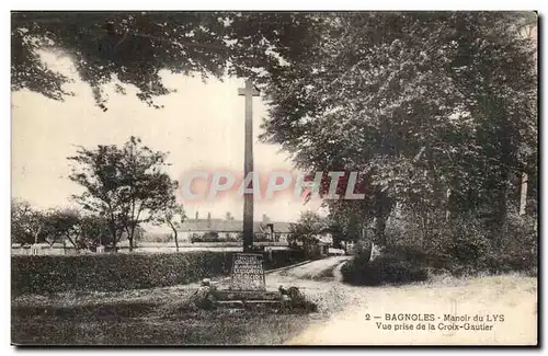 Ansichtskarte AK Environs De Bagnoles De L Orne Manoir du Lys Vue prise de la croix Gautier