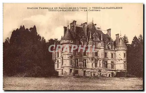 Cartes postales Stalion Thermale de Bagnoles De L Orne bis Tesse La Madeleine Tesse La Madeleine Le chateau