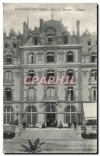 Cartes postales Bagnoles De L Orne Hotel des Thermes L Entree